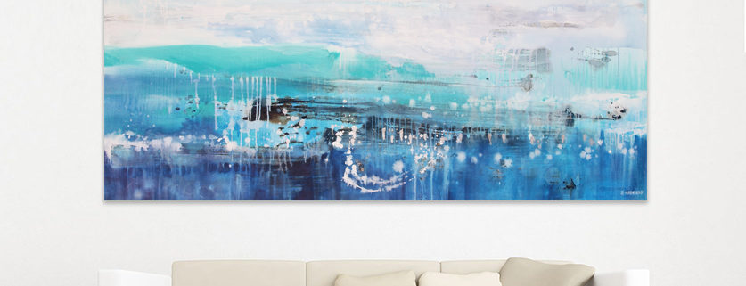 Harbour Lights - Contemporary Abstract Art By Artist G Hadfield