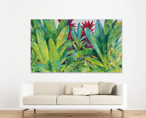 Tropical Leaves - Contemporary Abstract Art By Artist G Hadfield