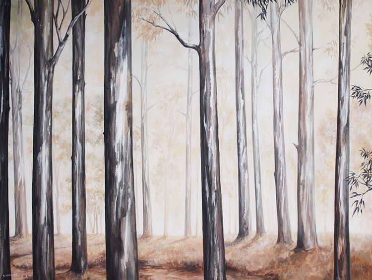 Eucalypt Forest painting