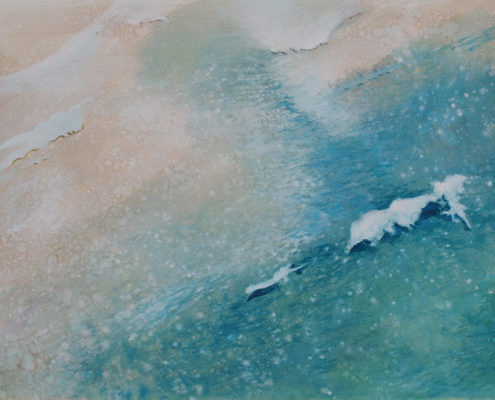 Sea from above - Commission by artist Glenda Hadfield