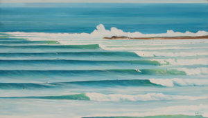 Superbank at Snapper Rocks painting
