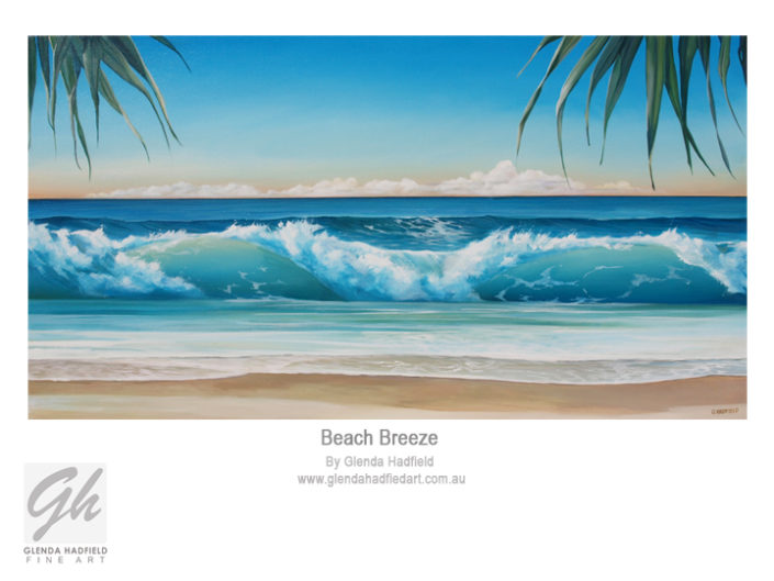 Beach Breeze artwork by Glenda Hadfield