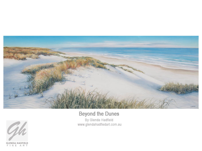 Beyond the Dunes - seascape by G Hadfield