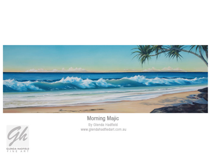 Morning Majic - Original painting by Glenda Hadfield
