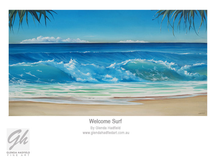 Welcome Surf - Seascape by G Hadfield