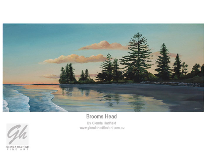 Brooms Head - seascape painting by G Hadfield